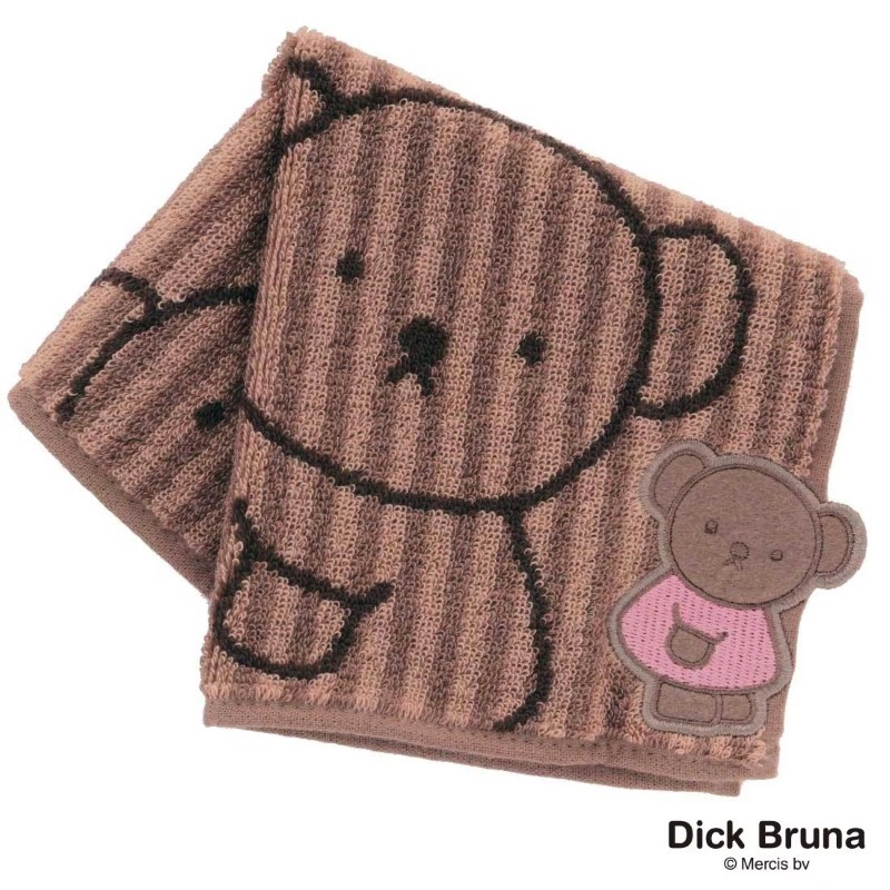 Dick Bruna タオルハンカチ  ボリス  アップリケ刺繍/BR